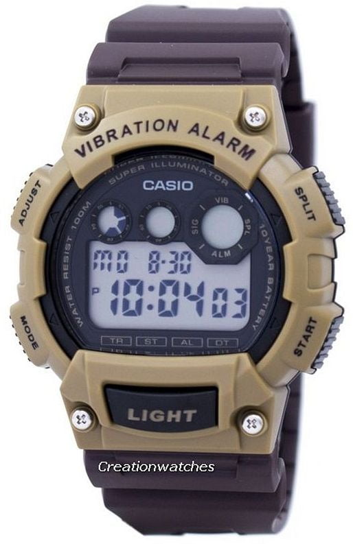 vibration alarm watch casio