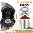 thumbnail image 3 of CAPMESSO Reusable K Cups for Keurig: 2025 Updated My K Cup Metal Coffee Filter Refillable Coffee Po, 3 of 8