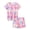 Multi-colored Face, variant on Yellow Cupcake Capybara Pajamas for Girls Cute Short Sleeve Summer Cozy Sleepwear Outfit Kids PJ Set Size 8