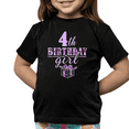 thumbnail image 2 of 4th Birthday Shirt Girls Birthday Outfit 4 Year Old Girl 4th Birthday Gifts Cute Birthday Girl Shirt, 2 of 6