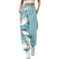 thumbnail image 2 of mgoYE Halloween Womens Leggings High Waist Printed Yoga Pants Holiday Tights Womens Leggins Size L, 2 of 7
