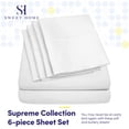 thumbnail image 2 of Sábanas Sweet Home Collection, 6 unidades, 1500 Supreme, 2 of 7
