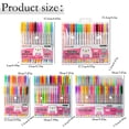 thumbnail image 3 of YEESHU Glitter Gel Pens Set, 12 Colors Sparkle Gel Marker for Adult Coloring Books, Shimmer Pen for Journaling Crafting Doodling Drawing Art Supply Use, 3 of 8