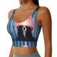 thumbnail image 2 of Balery Dog in Hairdresser Sujetadores deportivos con espalda cruzada para mujer, acolchados, sin costuras, de alto impacto, ideales para yoga, gimnasio, entrenamiento y fitness.-Medium, 2 of 8
