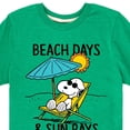 thumbnail image 3 of Peanuts - Beach Days Sun Rays - Toddler and Youth Short Sleeve T-Shirt, 3 of 6