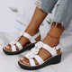 thumbnail image 3 of MKLEKYY Sandalias Ortopédicas para Mujer, Cómodas Sandalias Casuales para Verano, Playa, Vacaciones, Tacón Bajo, Punta Abierta, Diseño Floral, Zapatos para Caminar, 3 of 4