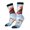 2 Black-1, variant on Red And White Bird Couple Print Adult Socks for Men & Women,Calf Socks, Ankle Socks,Boots Socks,Breathable Casual Sock,Unisex Crew Socks