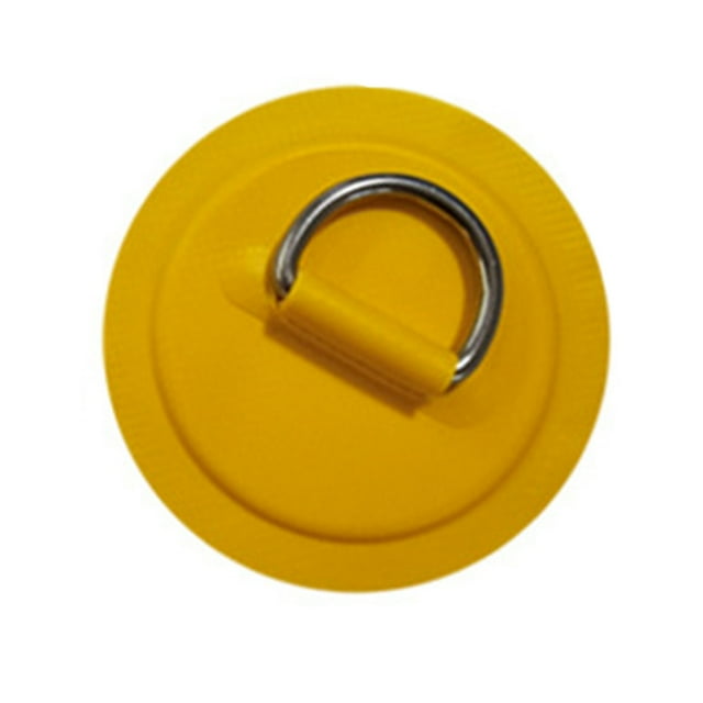 CSChome D Ring Pad Rope Ring Buckle High-strength Load Bearing Heavy Duty Firmly Fixed Non-slip Surfboard Dinghy Boat Stainless Steel D Ring Pad