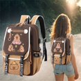 thumbnail image 1 of Kawaii Backpack School Capybara Cute Bag Preppy Bag Aesthetics School Backpack Cute Backpack School Backpack School Backpack,1*Backpack Clearance, 1 of 9