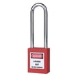 thumbnail image 2 of 5 Pieces Padlock Industrial Car Lockout Kit Simple Durable Access Control Equipment Lockpicking Sets Safety Locks for Companies Red, 2 of 5