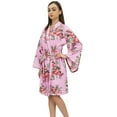 thumbnail image 5 of Bimba Kimono en Popeline de Coton Imprimé Floral pour Femmes Robe de Demoiselle d'Honneur - 8, 5 of 5
