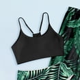 thumbnail image 6 of Teen Bikini 3Pc Girls' Floral Cute 3 Piece Bikinis for Teens Swimsuit Halter Bathing Suit with Coverup, 6 of 6