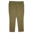thumbnail image 3 of Men's Slim Fit Flat Front Chino Pants-GT-38WX30L, 3 of 4