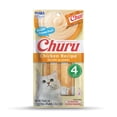 thumbnail image 1 of INABA Churu Friandises pour Chat, Purée Crémeuse à Lécher Sans Grains avec Vitamine E - Recette au Poulet, 4 tubes 56g (4x14g), 1 of 9