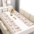 thumbnail image 2 of Pioneer Flower Floral Print Pattern Summer Placemats Table Placemats Set Of 6-Linen Kitchen Washable Placemats Table Mats 12x18 Inch Non-Slip Heat Resistant, 2 of 5