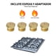 thumbnail image 5 of Parrilla A Gas 4 Quemadores Ihom, Acero Inoxidable, Plata, 5 of 5