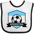 thumbnail image 3 of Inktastic Soccer Argentina Flag Banner Boys or Girls Baby Bib, 3 of 4