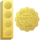 thumbnail image 1 of Pegatinas de papel dorado con relieve de Feliz Pascua, 2 pulgadas, 100 unidades, 1 of 9