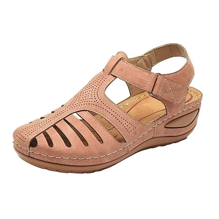 

Women s Sandals Ankle Sole Hollow Soft Comfortable Toe Fashion Round Sandals Women