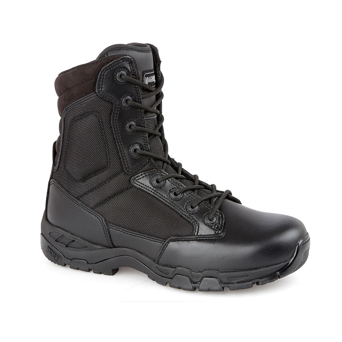 non leather combat boots