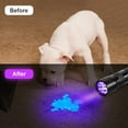 thumbnail image 4 of ESCO LITE 2 Packs Black Light Flashlight, 12LED 395nm UV Handheld Black Light Mini Flashlight, Dogs Urine Detector for Dry Urine Stains, Bed Bugs, Scorpions, 4 of 7