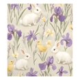 thumbnail image 6 of Yayeee Magnetic Dishwasher Cover for The Front Decoration Home Kitchen Machine Sticker Protector, Purple Floral Rabbit, 6 of 6