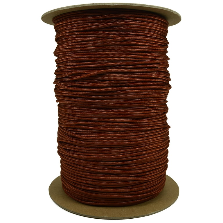 Chocolate Brown 275 Cord 5 Strand Paracord - 1000 Foot Spool 