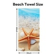 thumbnail image 4 of Personalized Custom Beach Towels with Picture Logo Photo Names Customized Pool Travel Towel for Kids Adults Women Men 30" X 60"(1 Photo), 4 of 5