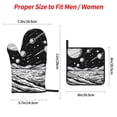 thumbnail image 2 of Salouo Cosmic Landscape Celestial Art for Oven Mitts and Potholders BBQ Gloves-Oven Mitts and Pot Holders Non-Slip Cooking Gloves for Cooking Baking Grilling (4-Piece Set), 2 of 6