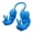 Blue, variant on 3D Printed Cat Muscle Arms, Halloween Cat Costume Accessory Neck Arms for Pet Cosplay, Lightweight Muscular Arms for Cats Birthday Party Supplie (Black)
