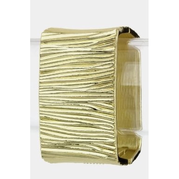 Textured Metal Rectangle Bracelet