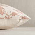 thumbnail image 3 of 100% Cotton French Pastoral Throw Pillow Covers Set of 2, 16x16 Inch Terracotta Farmhouse Decorative Cushion Covers for Sofa Bed Living Room Home Decor, 3 of 6