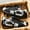 Black, variant on Men's Breathable Casual Sneakers - Non-Slip, Comfortable Lace-Up Shoes with Durable Fabrics and Stylish Contrasting Designs for Outdoor Activities, Jogging, Walking, and Traveling, Christmas Gifts,