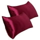 thumbnail image 1 of Funda de almohada de satén de 20 * 35 pulgadas, funda de almohada de seda de imitación (2 piezas) Wmkox8yii HFSH4601, 1 of 1