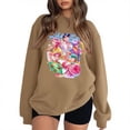 thumbnail image 1 of Moonsky Sudadera pop Demon Hun/er, sudadera Huntrix con cuello redondo, jersey de manga larga para mujer y hombre, ropa de calle, moda urbana (Caqui XL), 1 of 4