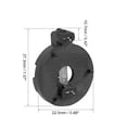 thumbnail image 2 of CR2025 CR2016 Black Horizontal Coin Button Battery Holder 5 Pcs, 2 of 4