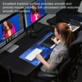 thumbnail image 5 of Jahosin Large Gaming Mouse Pad with Stitched Edges,[35.4x15.7In] Extended Mouse Pad with Non-Slip Natural Rubber Base for Gamer/Desktop/Office/Home 90x40 BluedragonJ, 5 of 6