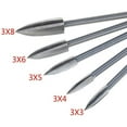 thumbnail image 5 of Yauxim Milling Cutter 5pcs/set 3mm Shank Wood Carving Engraving Drill Bit Milling Cutter Woodworking, 5 of 7