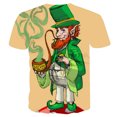 thumbnail image 3 of EQWLJWE T-Shirts for Men Men Short Sleeve Casual St. Patrick's Day Print Round Neck Pullover T Shirt Blouse, 3 of 3