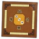 thumbnail image 5 of Mantel cuadrado antideslizante de 78 x 78 cm para mesa de Mahjong, juego de mesa Marrón, 5 of 9