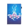 thumbnail image 3 of Cowithday Case for Samsung Galaxy Tab S8 2022 and Tab S7 2020 11" (SM-X700/X706/T870/T875/T876/T878) with Pencil Holder [Auto Wake/Sleep] Stand Magnetic Smart PU Leather Cover, Glitter Blue Butterfly, 3 of 9