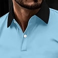 thumbnail image 4 of Guluxicc Men's Henley Shirts Pullover Long Sleeve Golf Shirts for Business Casual Office Everyday Fall Winter Shirts, 4 of 5