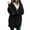 Black#womens fuzzy fleece jacket, variant on Women Jacket Winter Clearance,Women's Fleece Jacket Fuzzy Hooded Casual Coats Cardigan Sweaters with Pokets