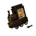 thumbnail image 4 of GUOOL Halloween Snow Globe Lantern Halloween Decorations Lighted Snowglobe Desktop 3 pumpkins, 4 of 9