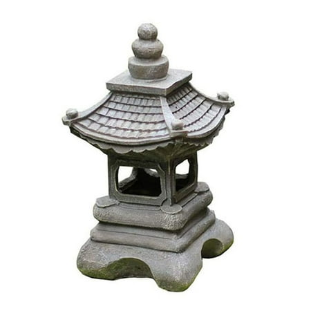 

Aousin Resin Figurine Solar Lamp Ornament Waterproof for Outdoor Garden (A)
