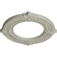 thumbnail image 3 of Ekena Millwork 11 1/8"OD x 6 1/8"ID x 5/8"P Benson Ceiling Medallion (Fits Canopies up to 6 1/8"), Hand-Painted Pot of Cream Crackle, 3 of 7
