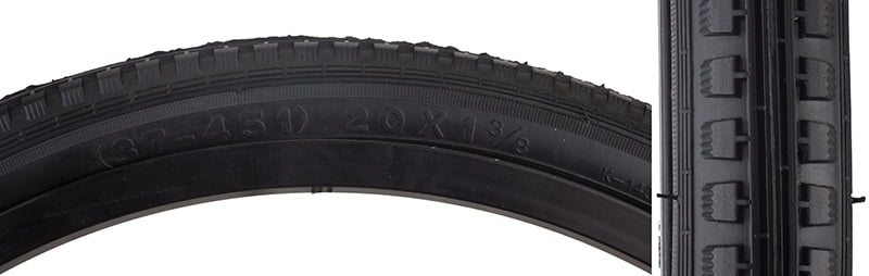 SUNLITE Tires Sunlt 20X1-3/8 Bk/Bk Street K143