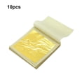 thumbnail image 3 of Inteprter 10 Uds hoja de papel dorado 24K folleto fiesta cumpleaños adorno Artificial Simple hoja dorada Navidad Halloween Acción de Gracias Decoración del hogar Inteprter HA075339-01, 3 of 6
