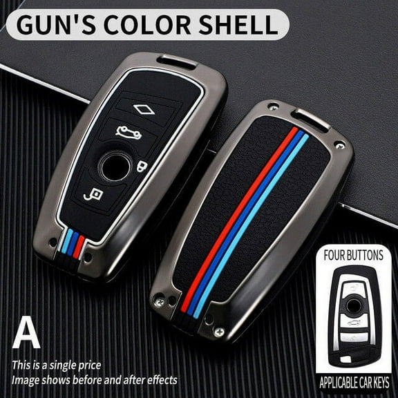 Key Fob Cover Case Metal Shell Cover Compatible for BMW 1 3 4 5 6 7 Series X3 X4 M5 M6 GT3 GT5