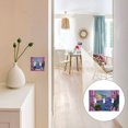 thumbnail image 7 of Yayeee Toggle Light Switch Wall Plate 3-Gang 6.37"x4.48" Decorative Outlet Cover, Purple Window Scene, 7 of 7